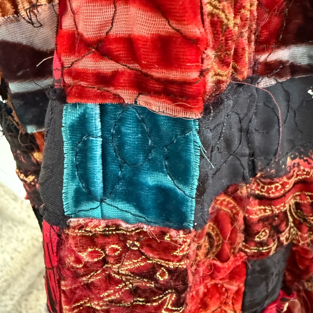 Chico's Colorful Patchwork Jacket Size 16 (Chicos… - image 8